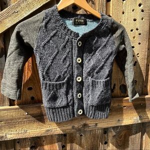 FITH Fine Method Kids Unisex 5T Cotton Wool Sweater